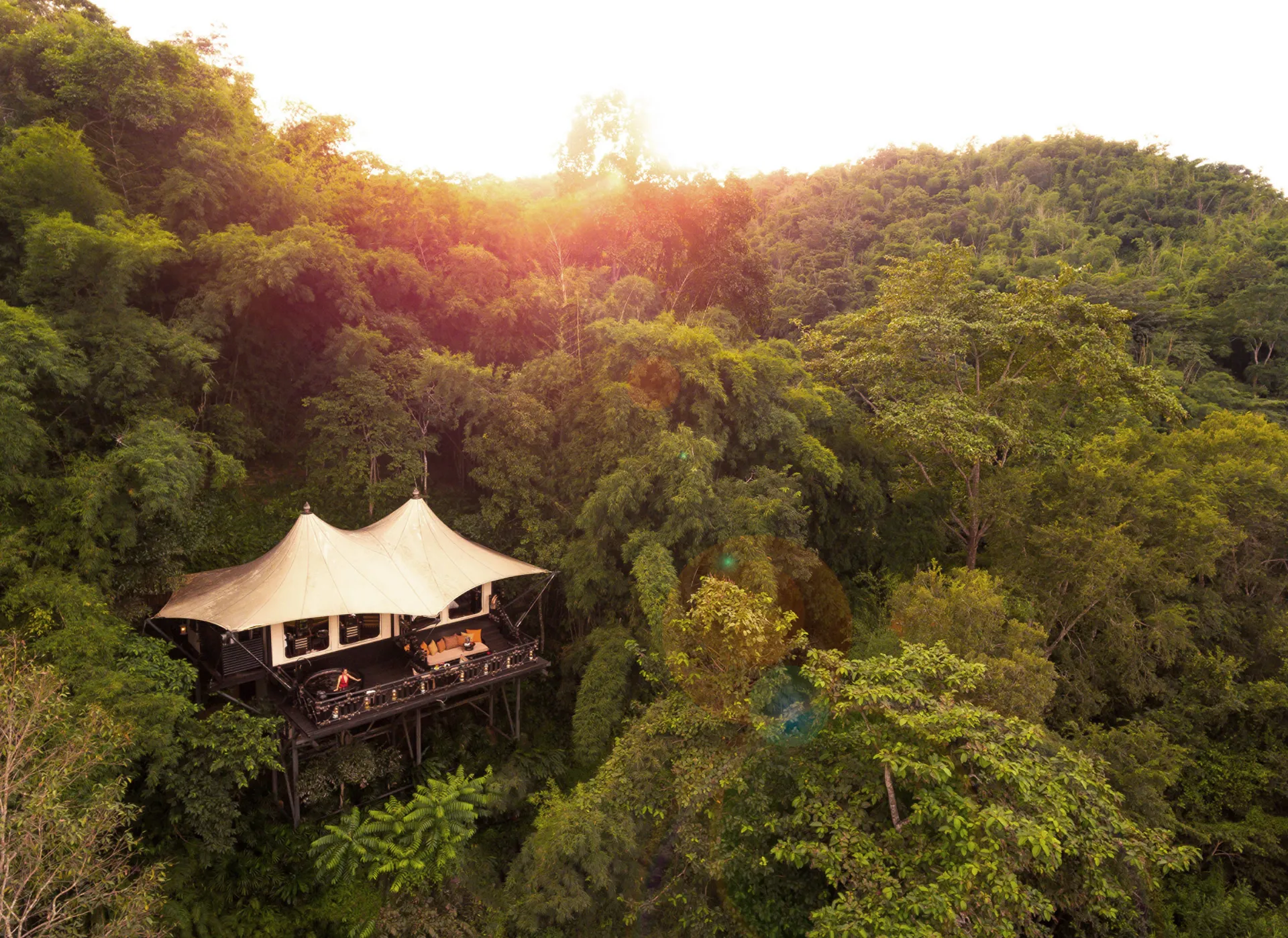 Four Seasons Tented Camp Golden Triangle luxury hotel in Golden Triangle, Thailand