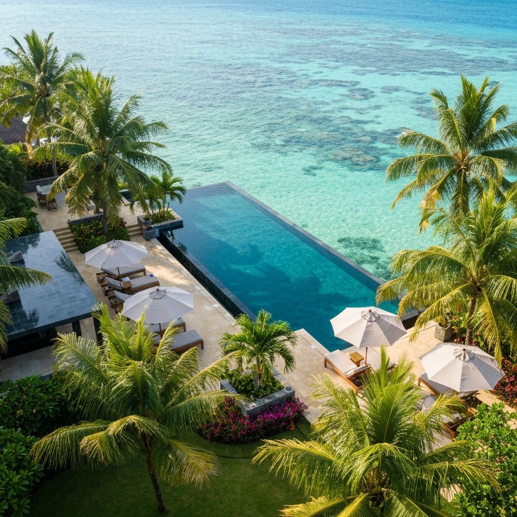 Luxury tropical resort